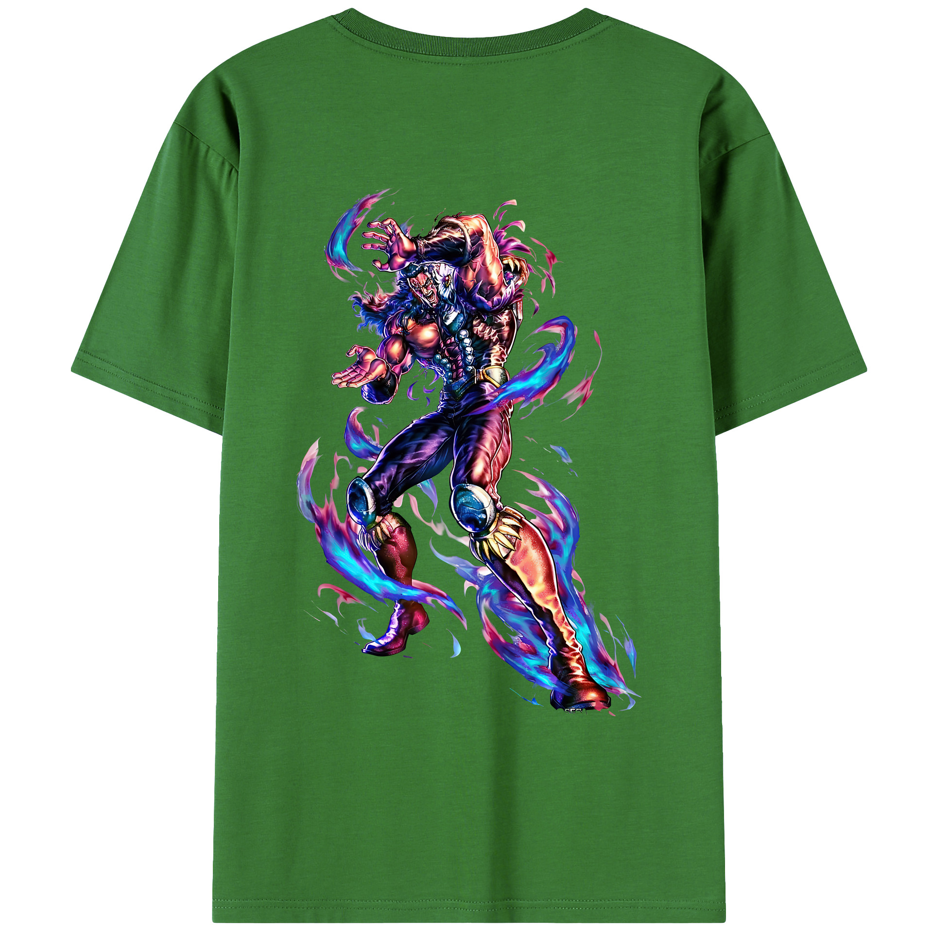 （画像用） 北斗の拳 Fist of the North Star レディース半袖Tシャツ(バックプリント)
